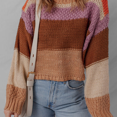 Lydia Cropped Knitted Sweater