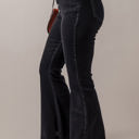  Lydia High Waist Button Front Flare Jeans