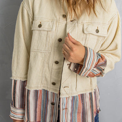 Lyla Button Up Corduroy Jacket