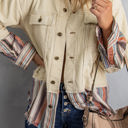  Lyla Button Up Corduroy Jacket