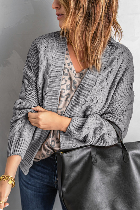 Lyralara Long Sleeve Knit Cardigan