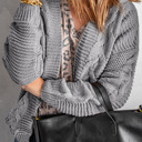  Lyralara Long Sleeve Knit Cardigan