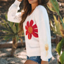  Mabel Flower Sweater