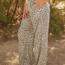  Mabel Leopard Drawstring Elastic Waistband Loose Pants