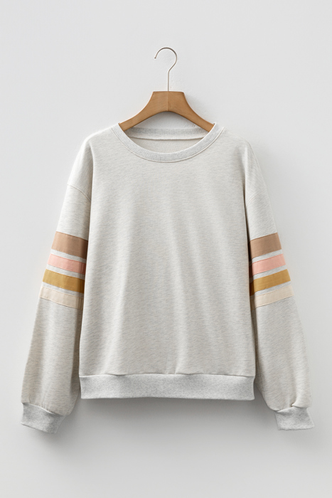 Maci Patchwork Drop Shoulder Sweatshirt