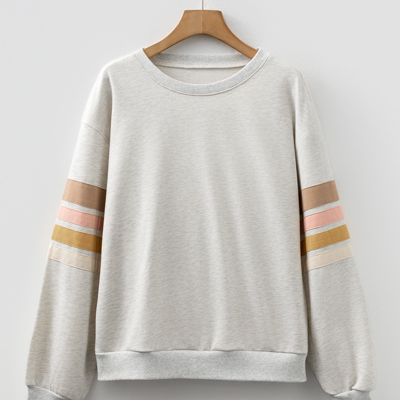 Maci Patchwork Drop Shoulder Sweatshirt