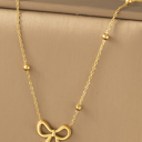 Gold Macie Pendant Plated Choker Necklace