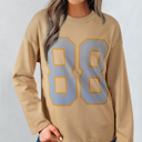  Macy Drawstring Hemline Oversize Long Sleeve Top