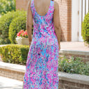  Madalyn Floral Print Sleeveless Maxi Dress