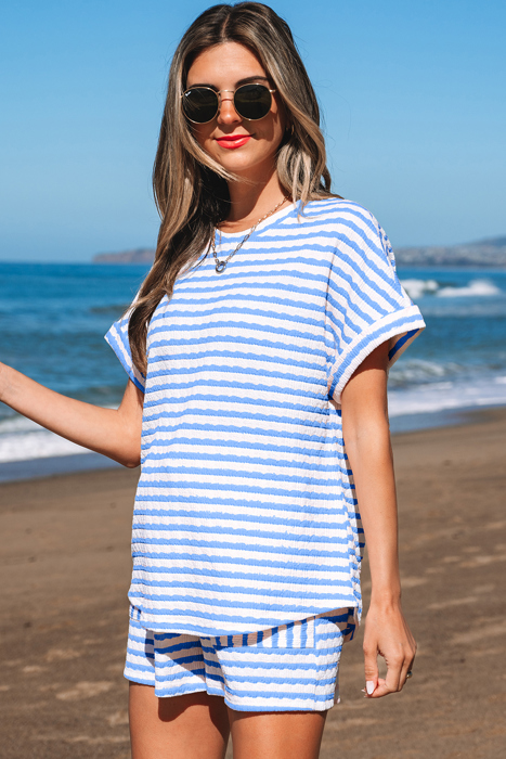 Madalyn Knitted Short Sleeve Top