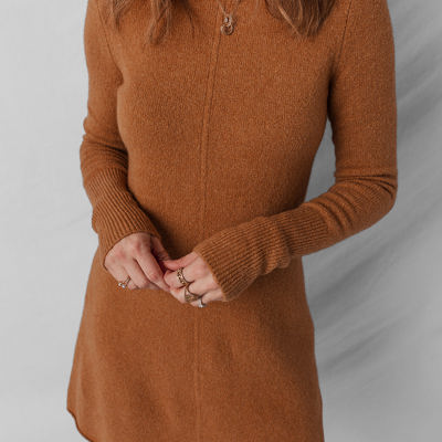Madeline Ribbed Mini Sweater Dress