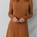  Madeline Ribbed Mini Sweater Dress