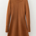  Madeline Ribbed Mini Sweater Dress