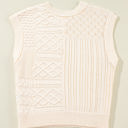  Madelyn Cable Knit Dolman Armholes Sweater Tank