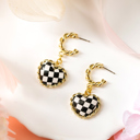  Madelynn Twisted Hoop Stud Earrings