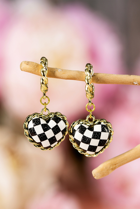 Madelynn Twisted Hoop Stud Earrings