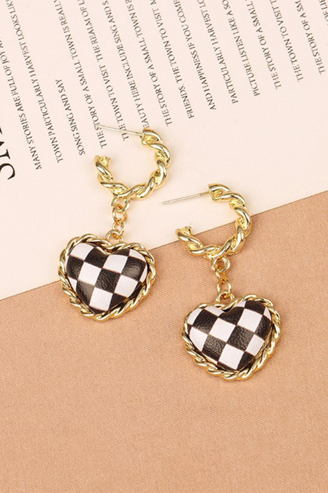 Madelynn Twisted Hoop Stud Earrings