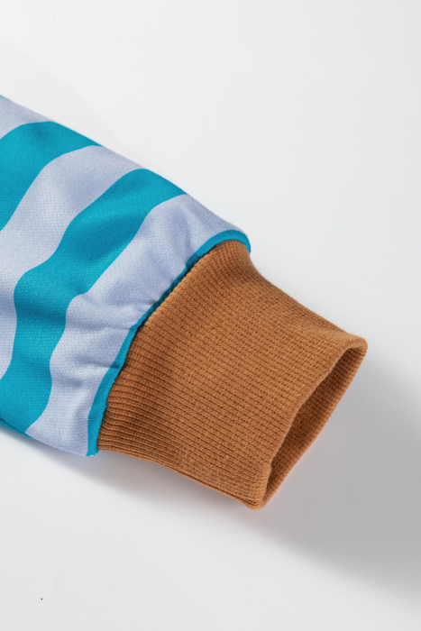 Madiena Trim Drop Shoulder Sweatshirt