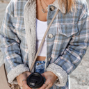  Madison Cuffs Patchwork Plaid Shirt