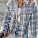  Madison Cuffs Patchwork Plaid Shirt