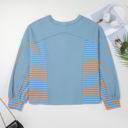  Madison Exposed Seam Waffle Baggy Pullover