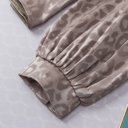  Madison Half Jacquard Satin Blouse