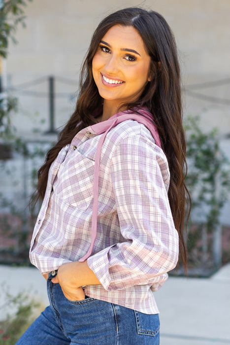 Madison Loose Fit Hooded Shacket