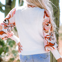  Madison Patch Bishop Sleeve Sweater