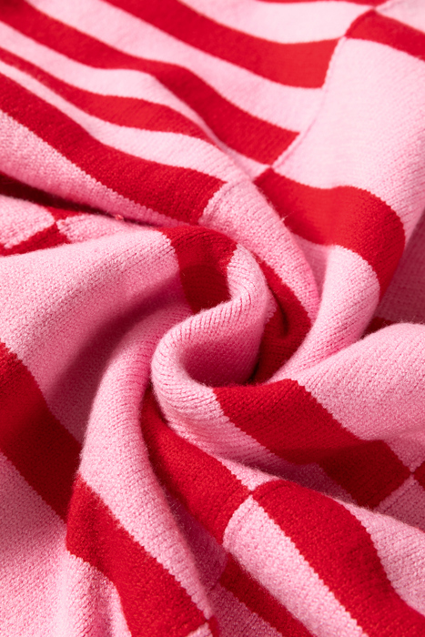 Madison Shoulder Ribbed Trim Sweater