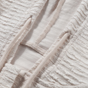  Madison Textured Drawstring Henley Hoodie