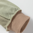  Maelynn Waffle Patchwork Oversize Sweatshirt