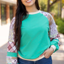  Maeve Sleeve Raglan top Long Sleeve Top