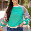  Maeve Sleeve Raglan top Long Sleeve Top