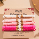  Maeve Valentine Heart Beaded Bracelet