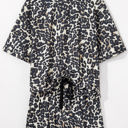  Magdalena CheetahCasual Tee and Shorts Lounge Set
