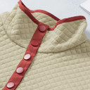  Maisie Binding Snap Geometric Pullover