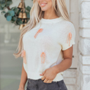  Malani Bow Knot Loose Sweater