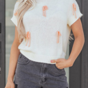  Malani Bow Knot Loose Sweater