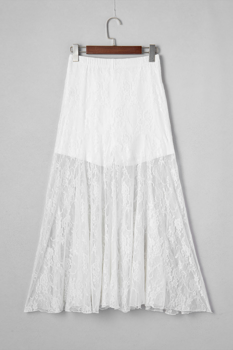 Maliyah Lace Flowy Maxi Skirt