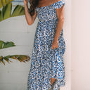  Malka Boho Smocked High Waist Maxi Dress