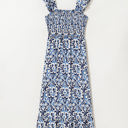  Malka Boho Smocked High Waist Maxi Dress