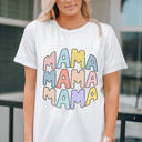  MAMA Crew Neck Casual T Shirt