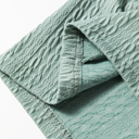  Mandy Textured Drawstring Hooded Long Sleeve Top