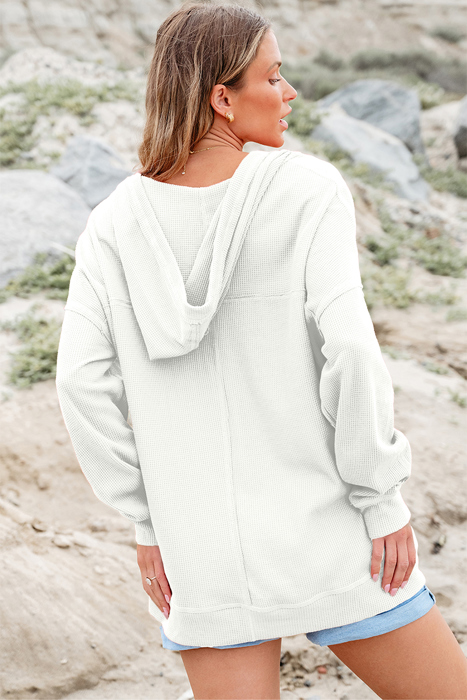 Mara Shoulder Exposed Seam Hoodie