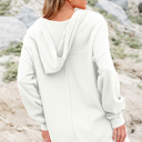 Mara Shoulder Exposed Seam Hoodie