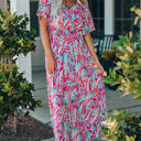  Mara V Neck Floral Dress