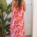  Maren Floral High Low Bandeau Vacay Dress