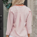  Maren Frilled Collar Down Shirt