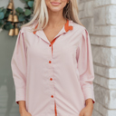  Maren Frilled Collar Down Shirt