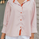 Maren Frilled Collar Down Shirt